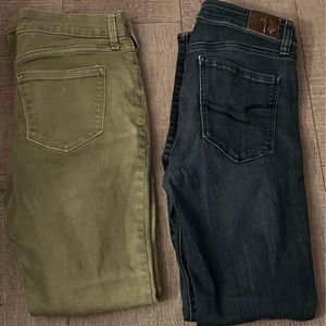 Old navy and American eagle jeans